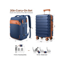 Gep&auml;ck- Set 5-tlg.Trolley Hartschale &amp; Rucksack,...