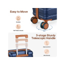 Gepäck- Set 5-tlg.Trolley Hartschale & Rucksack, Kulturbeutel & Schuhbeutel; UVP: 129,99 Euro