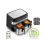 Dual Easy Fry & Grill 8,3 L Edelstahl Heißluftfritteuse EY905D, UVP: 359,99 Euro