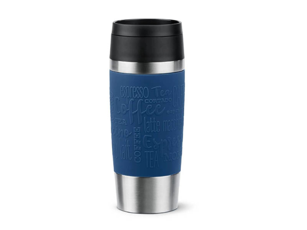 emsa Isolierbecher "Travel Mug" 0,36L - blau, UVP: 34,99 Euro