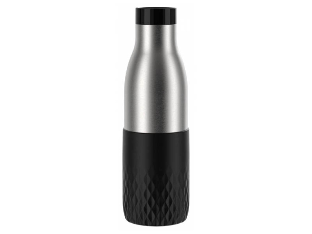 emsa Isolier-Trinkflasche Bludrop Sleeve 0,5L - schwarz, UVP: 29,99 Euro