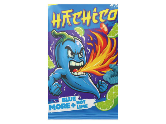 Hachico Chips - Blue Lime (blaue Limette) -  á 65g, 20er Display