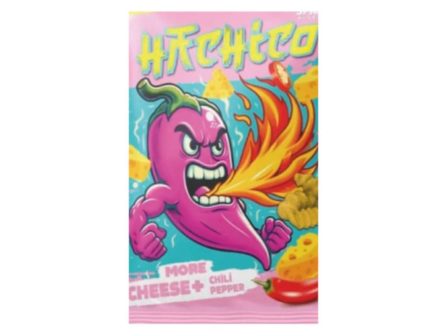 Hachico Chips - Hot Käse Chips (Extra Spicy) -  á 65g, 20er Display