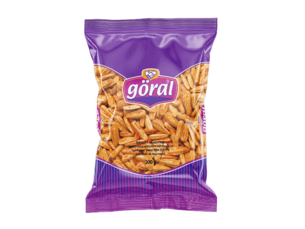 GÖRAL - Sonnenblumenkerne White Spicy (Weiß mit Gewürz) -  á 200g, 10er Pack