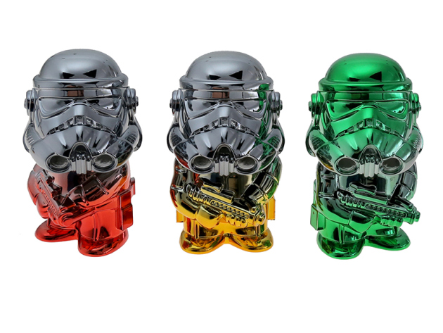 Grinder "Krieg der Sterne", 3-tlg, 3-fach sort.; Ø 34 mm; Höhe 11 cm; einzeln