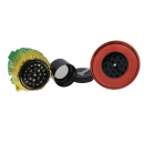 Grinder "Rastaman", 3-tlg.; Ø 37 mm; Höhe 9 cm; einzeln