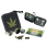 Handpfeifen-Set "Hanfblatt" mit Grinder, Pfeife, Siebe, Drehunterlage in einem Etui