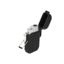 Zigarrenfeuerzeug "Eurojet"schwarz gummiert, Jet-Flame