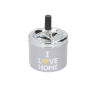 Drehaschenbecher "Home" Ø 9,5 cm, H: 8 cm