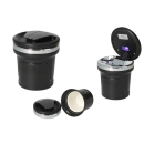 Autoaschenbecher "Schwarz/Silber"...