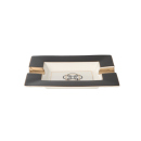 Zigarrenaschenbecher "Schwarz/Goldfarben"...