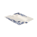 Zigarrenaschenbecher "Wei&szlig;/Blau" Keramik,...