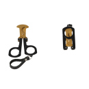 Zigarrenschere-Schlüsselanhänger, Metall schwarz