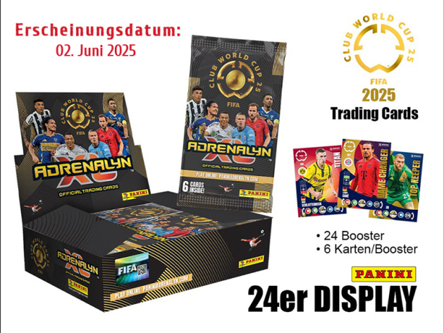 Panini FIFA Club World Cup 2025 TC; Booster; 24er Display
