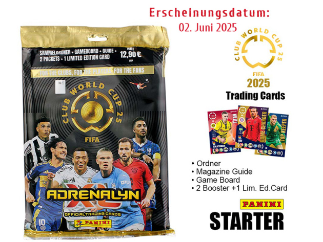 Panini FIFA Club World Cup 2025 TC; Starter Set TC; einzeln