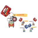 Schlüsselanhänger "VW Bus", 4-fach sortiert