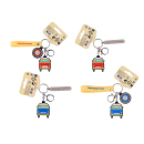 Schlüsselanhänger "VW Bus", 4-fach sortiert