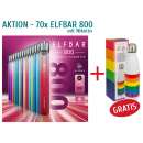 3# Aktion 70x ELFBAR 800 mit Nikotin +...