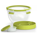 Emsa Clip & Go Salatbox, rund grün - 1l, UVP:...