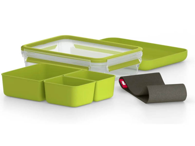 Emsa Clip & Go Lunchbox, rechteckig grün - 1,2l UVP: 14,29 Euro