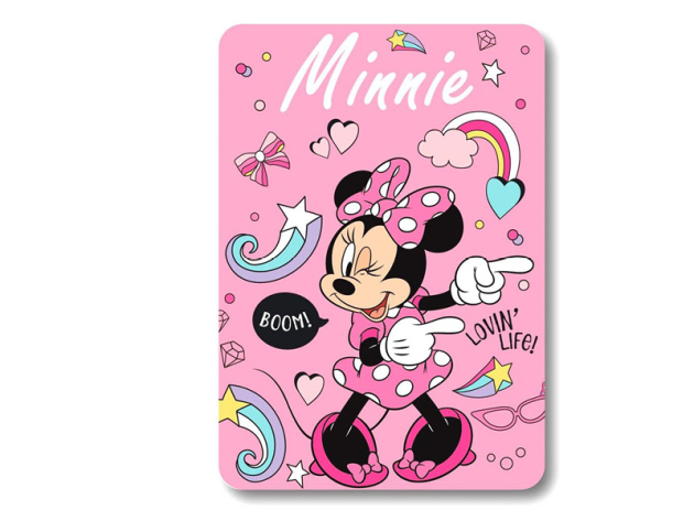 Minnie Mouse Fleecedecke, 140 x 100 cm; UVP: 14,99 Euro