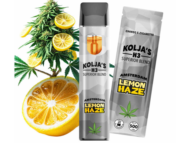 Koljas  H3 Superior - Lemon Haze (Zitrone) - E-Shisha - 1 ml - H3 97 %