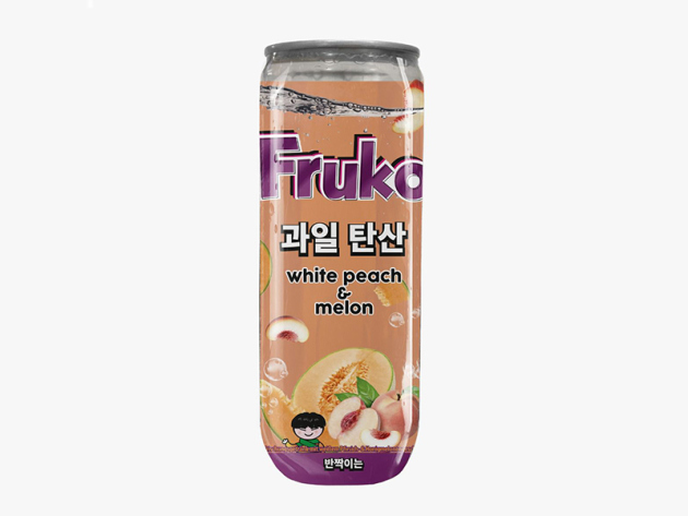 Frutti Fruko - White Peach & Melon- 330ml, 24er Display inkl. 6,00 Euro Pfand