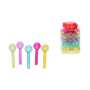 Glaspfeife Öl Kugelkopf "Super Heroes" farbl., 10 cm, 90er Dose