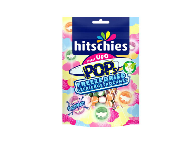 Hitschies - Brizzl UFO POPs Freeze Dried - 50g; 10er Pack