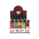 Elektrofeuerzeuge "HEART FOR YOU", 5-fach...