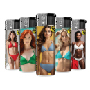 Elektrofeuerzeuge "BIKINIS", 5-fach sortiert;...