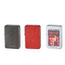 Metallfeuerzeuge "AC/DC" Soft-Flame, 12er Display