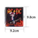 Zigarettenetuis "AC/DC", für 20 Zig., mit Gummiband, 4-fach sortiert 12er Display