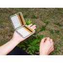 Zigarettenetuis "AC/DC", für 20 Zig., mit Gummiband, 4-fach sortiert 12er Display