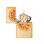 Zippo Feuerzeug - erhabene Emblem Foodie Pizza