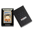 Zippo Feuerzeug - erhabene Emblem Foodie Bier