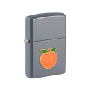 Zippo Feuerzeug - erhabene Emblem Foodie Pfirsich
