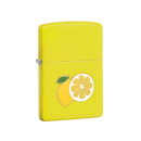Zippo Feuerzeug - erhabene Emblem Foodie Zitronen