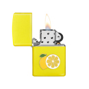 Zippo Feuerzeug - erhabene Emblem Foodie Zitronen