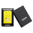 Zippo Feuerzeug - erhabene Emblem Foodie Zitronen