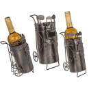 Metall-Flaschenhalter "Golftasche"; Maße...