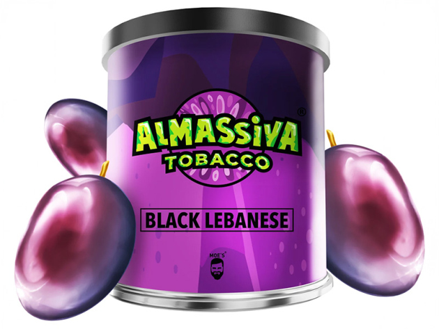 Al Massiva Tobacco - Black Lebanese (Minze, Traube) - 200g