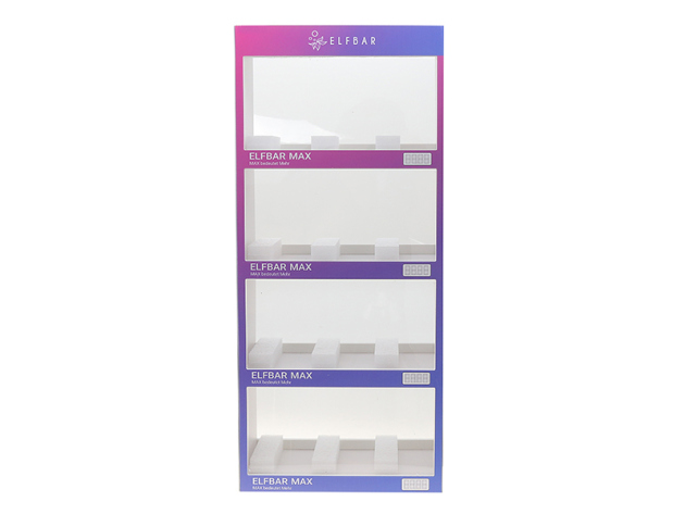 ELFBAR Max Display; 4 Fächer aus Kapa