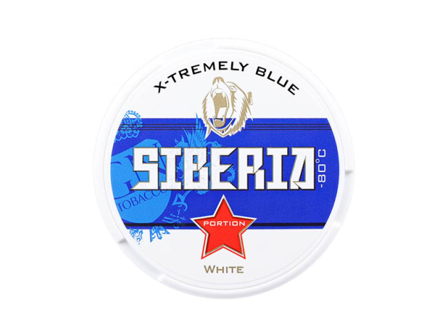 Siberia 80° Snus Blue White Ice Cold Power Chewing Bags; 13g, Kautabak (Rücknahme ist ausgeschlossen!)