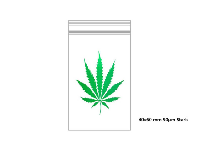 Polybeutel wiederverschließbar, 40x60 mm, Dicke 50 mµ, 1000er Packung