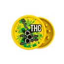 Grinder "THC Molecule" 4-fach sortiert; 2-tlg.; Ø 55 mm, einzeln