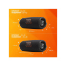 JBL Flip 7, kabelloser tragbarer Bluetooth-Lautsprecher, schwarz, UVP: 149,99 Euro