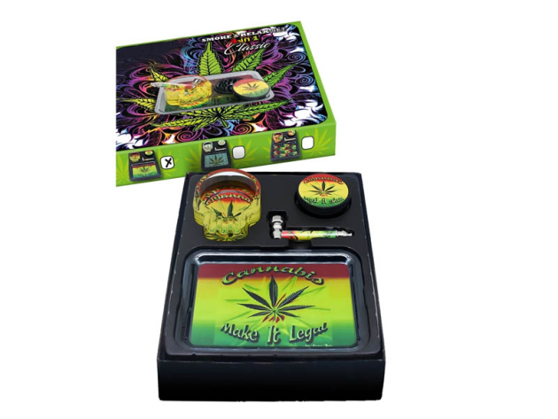 Raucher-Set "Smoke & Relax" Classic 4in1