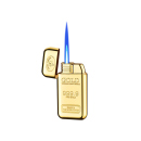 Sturmlfeuerzeuge "Goldbar" Jet-Flame Metall, 12er Display