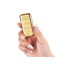 Sturmlfeuerzeuge "Goldbar" Jet-Flame Metall, 12er Display